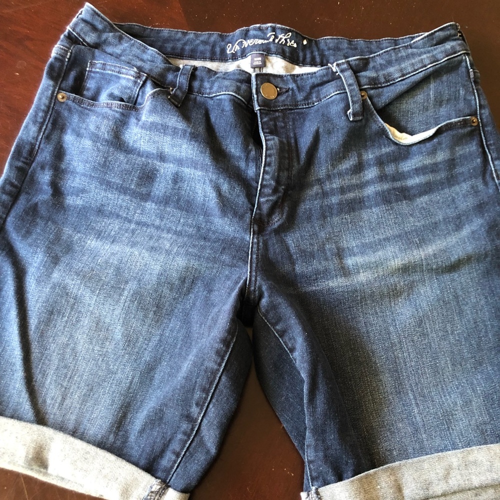 Denim jean shorts